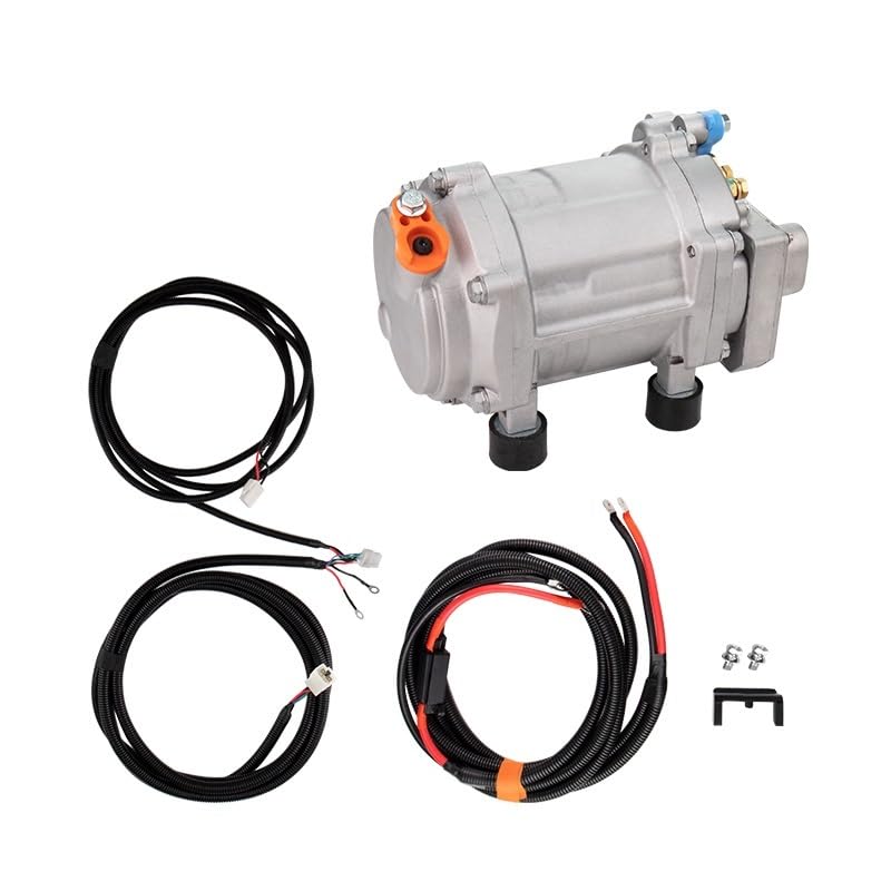A/C 12V 24V 48V Electric Compressor Set For Auto AC Air Conditioning Car Truck Bus Boat Tractor Shop Automobile Aircon(E-48V)