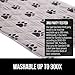 GORILLA GRIP Washable Puppy Pads, 40x26, Slip Resistant Dog Crate Mat, Waterproof Cloth Pee Pad for Training Puppies in Playpen, Reusable Pet Incontinence Blanket, Protects Sofa, Furniture, Floors