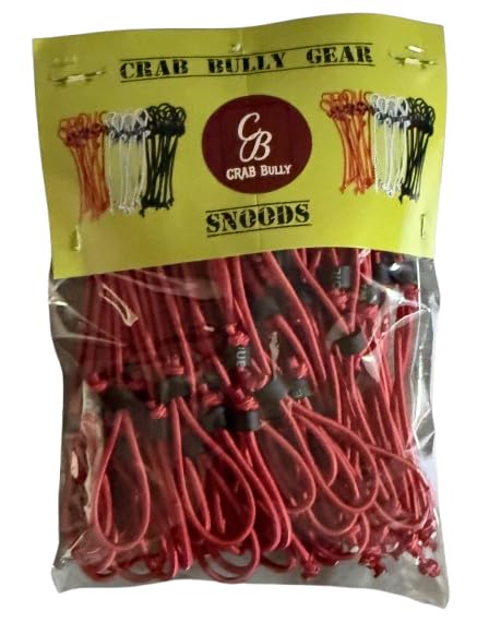 Crab Bully 100 Pack 1/8" Red Snoods