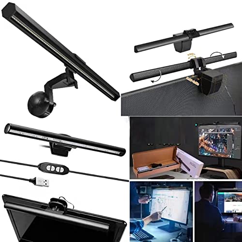 Lampe pour ordinateur portable 26 cm USB avec éclairage asymétrique pour écran tactile - 2