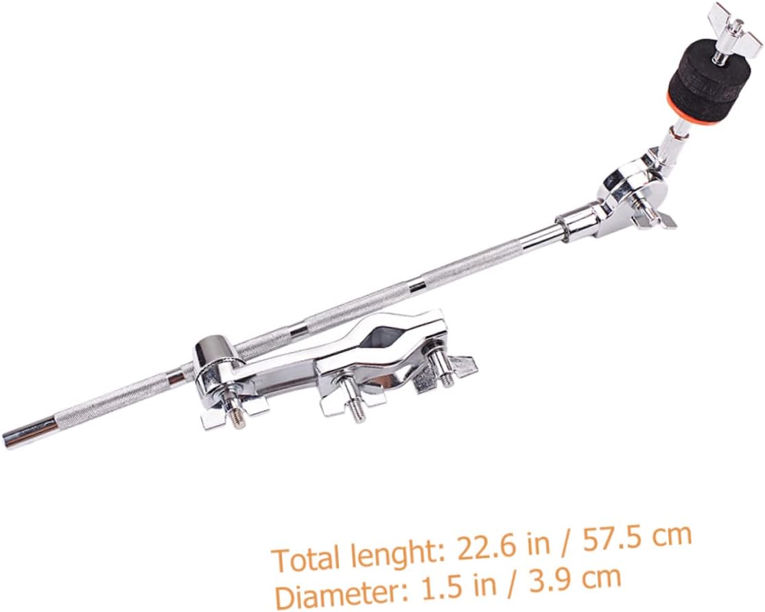 Adjustable Drum Cymbal Boom Arm with Clamp Durable Extension Holder for Drum Set Parts Easy Installation for Lovers Sturdy and Practical Accessory