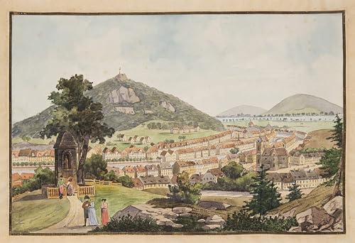Toile Vue de Karlsbad Laurenz Janscha Peinture Moderne Pour Décoration Salon 60x90cm