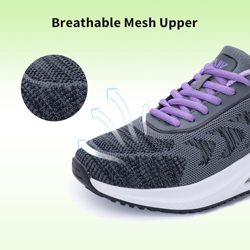 Image of RomenSi Womens Arch Support Walking Shoes Orthotic Fashion Sneakers Tennis Shoes for Plantar Fasciitis Pain Relief US 5.5-11