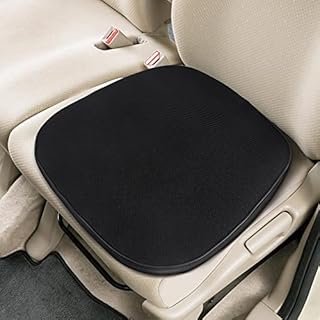 Becomft Car Seat Cushion Memory Foam Seat Pad Breathable Office Seat Cushion Universal Comfortable Seat Protector with Non Slip Bottom Cushion Washable Cover for Home Office Chair Pad,Wheelchair