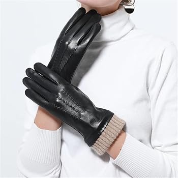 小物 AURALEE cashmere knit leather gloves AURALEE cashmere knit leather gloves