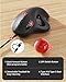 Nulea M509 Trackball Mouse Wired, Ergonomic Design, Easy Thumb Control, Precise & Smooth Tracking, 2-in-1 Interface (Type A &Type C), Compatible for PC, Laptop, Mac, Windows(Red).