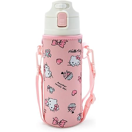 Amazon Jinuo ハローキティ 水筒 460ml 女 サーモス 水筒 子供 2タイプふた 直飲み ストロタイプ 肩掛け カバー付き保温 保冷 ステンレスボトル 魔法瓶 オフェス 小学生 アウトドア おしゃれ ブルー 水筒 マグボトル オンライン通販