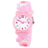 Kids Watches 3D Cute Cartoon Waterproof Silicone Children Toddler Wrist Watches Time Teacher Gifts for 3-10 Ages Boys Little Child-Universe…