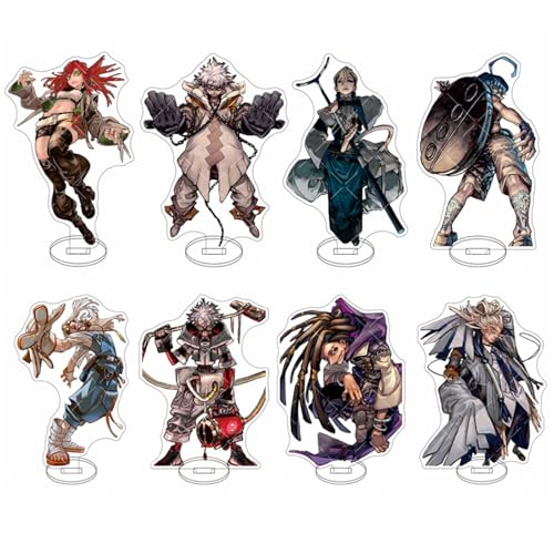 GO2COSY Set of 8 Anime Gachiakuta Standing Figure Figurines Statues Standee Acrylic Ornaments