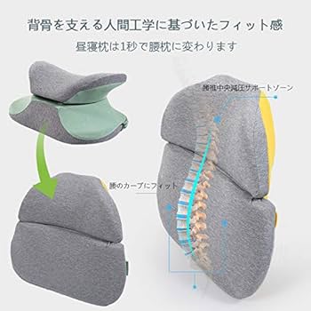Amazon｜【最新型】お昼寝枕 うつ伏せ 枕 ネックピロー 低反発