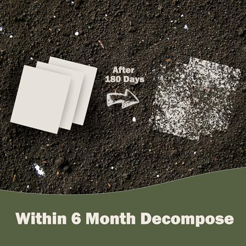 JENCENBIO Compostable Table Cloths for Rectangle Tables 59''x106'' Disposable Tablecloth for Outdoor, Party, Picnic, Wedding Green 3 Counts White (Off White)