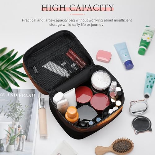 Foldable Travel Luggage Bag for Men And Women, Dry And Wet Separation Portable Travel Luggage Bag, Mountain And Water at Sunset Printed Waterproof Sports Luggage Bag, Fitness Bag4