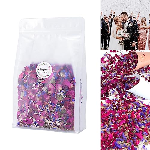 Pétalos de flores secas mixtas biodegradables 100 g miniatura 2