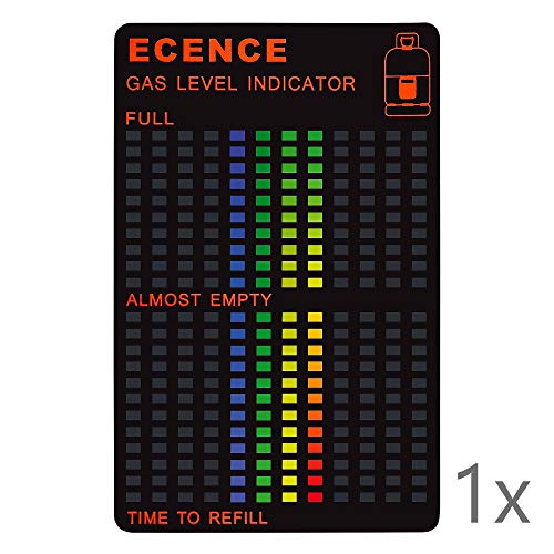 ECENCE 1x Magnetic Gas level indicator for butane propane gas bottle cylinders magnetically 21040509