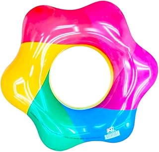Boia Circular Inflável 60cm Design Estrela Colorida
