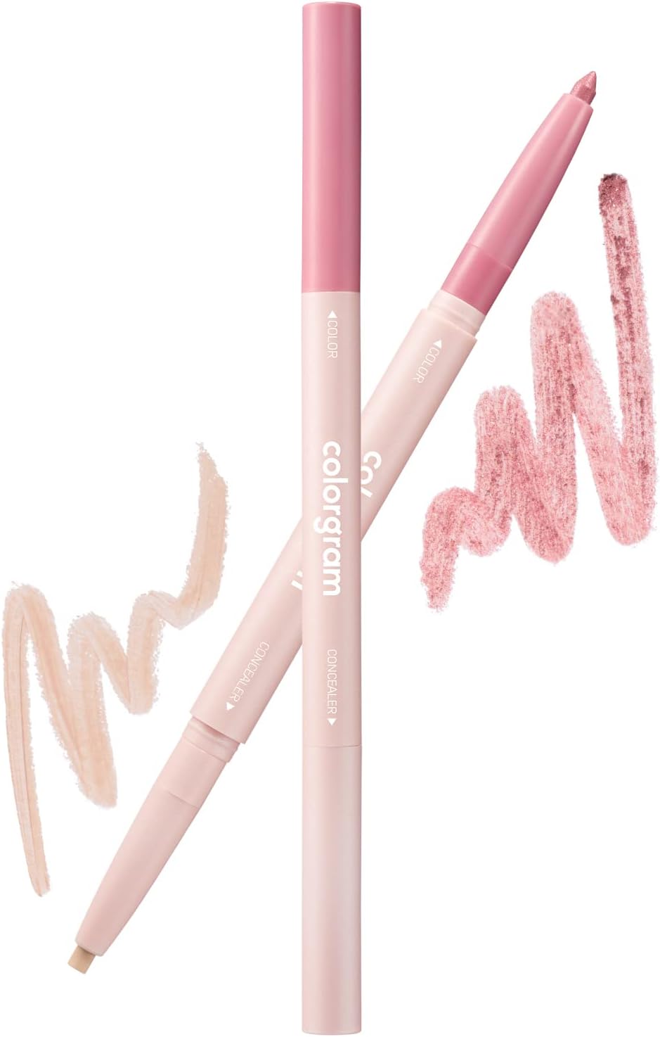 COLORGRAM Under Eye Highlighter Stick - 05 Berry | Silky-Smooth Long-Lasting Highlighter & Contouring Stick for Smudge-Proof, Shining Daily Makeup | K-Beauty Face Highlighters & Luminizers