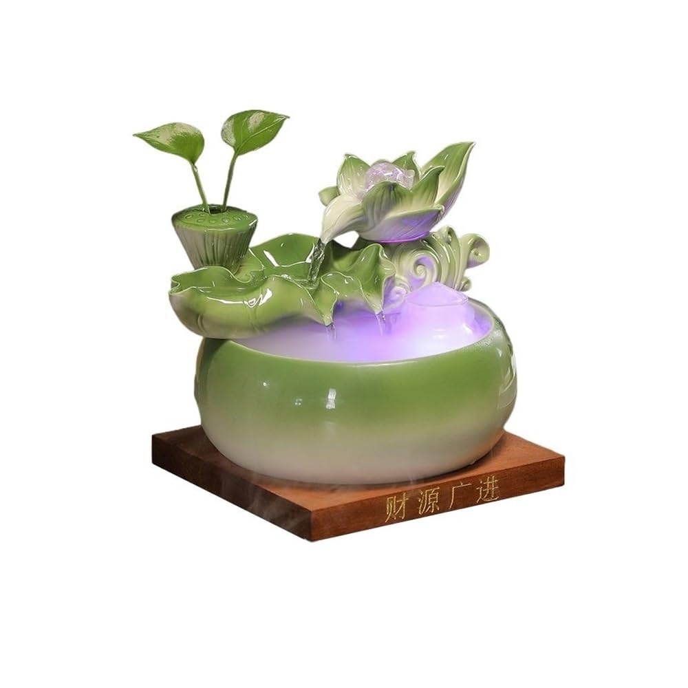 Fontaine de table Feng Shui en ceramique pour salon et terrasse