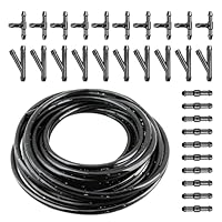 10m Scheibenwaschanlage Schlauch, Universal Wischwasserschlauch Reparaturset Automotive Schlauch mit 30 Schlauchverbinder Isolierschlauch Unterdruckschlauch für Scheibenwaschanlage