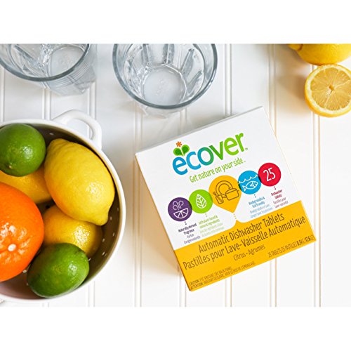 Ecover Automatic Dishwasher Soap Tablets, Citrus, 25 Count #TOP4