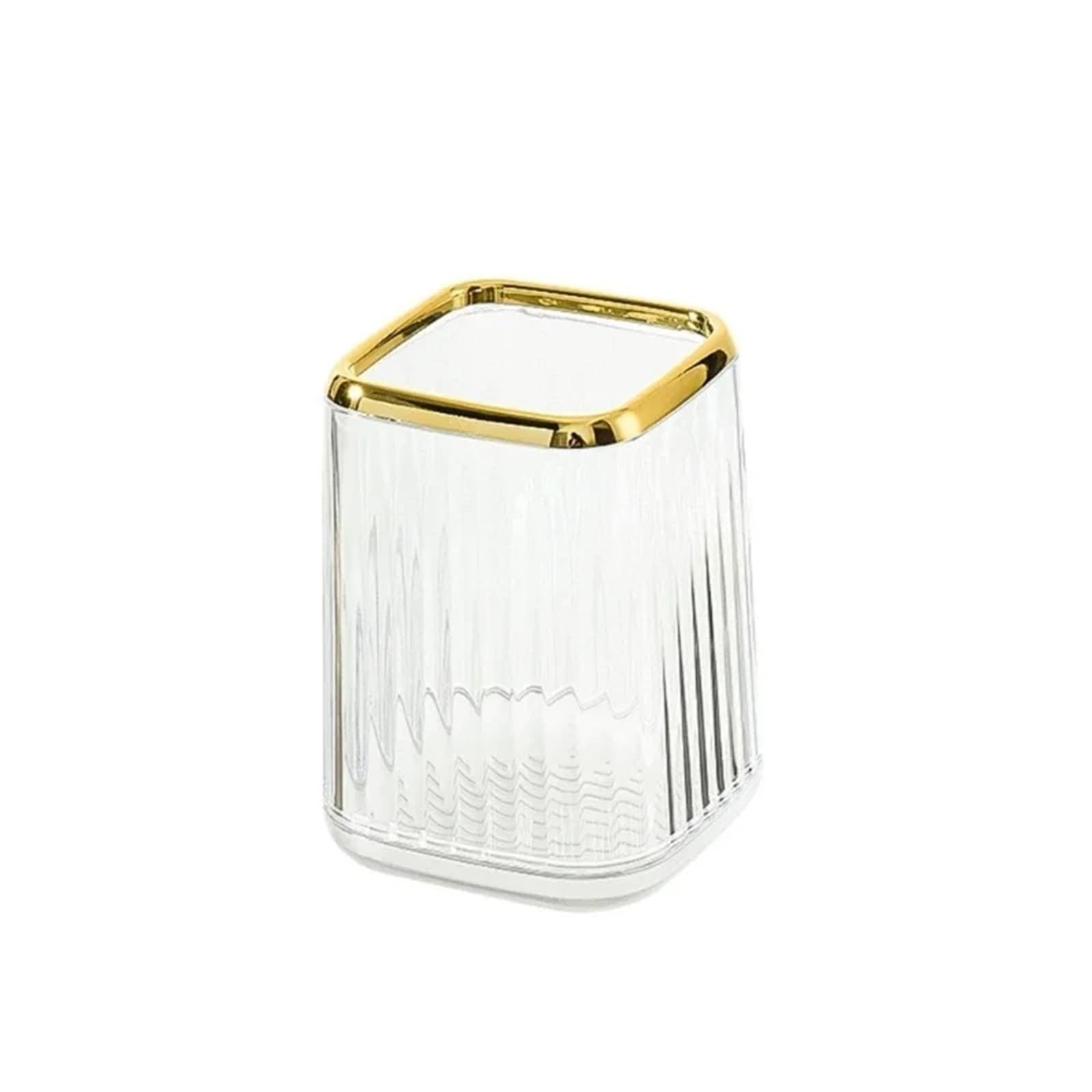 DHYUACN Pen Holder Pen Holder Large Capacity Pencil Pot Makeup Brush Storage Container Box Plastic Stationery Desk Organizer Desk Pen Holder(Transparent)