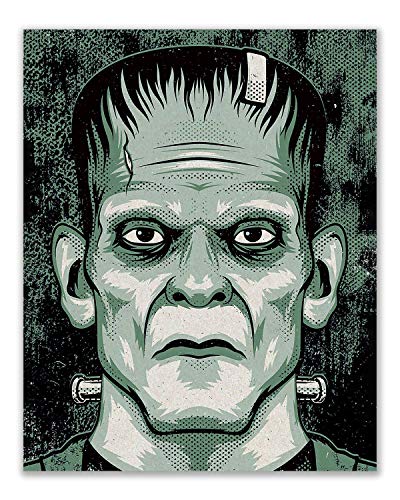 Classic Universal Monster Posters - Set Of 6 (8 Inches X 10 Inches) Pictures - Dracula Frankenstein's Monster Bride Of Frankenstein Mummy Wolfman Invisible Man #TOP2
