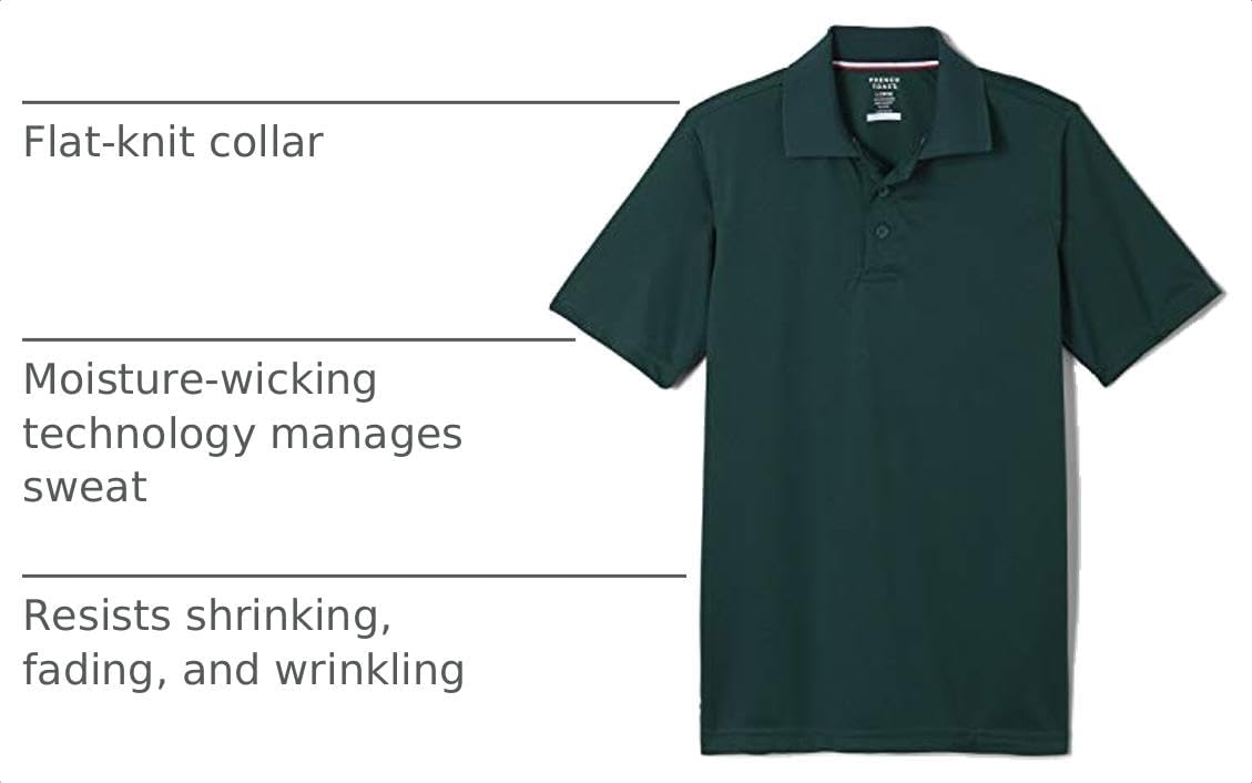 French Toast Kids' Moisture Wicking Performance Sport Polo image 5