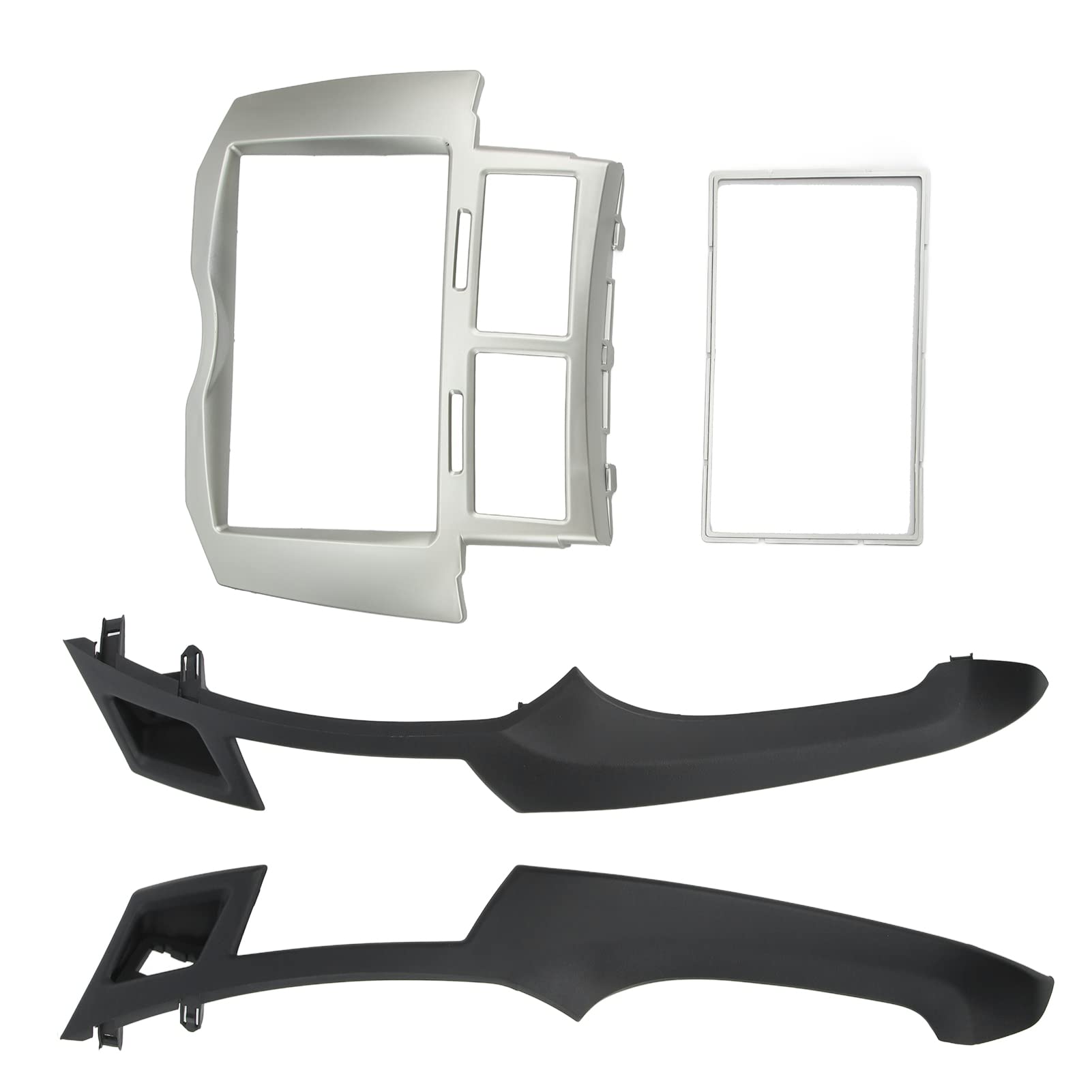 Akozon Radio Fascia Stereo Dash Radio Frame Panel, Sostituzione del Telaio di Montaggio sul Cruscotto per Yaris Vitz Platz 2005‑2011