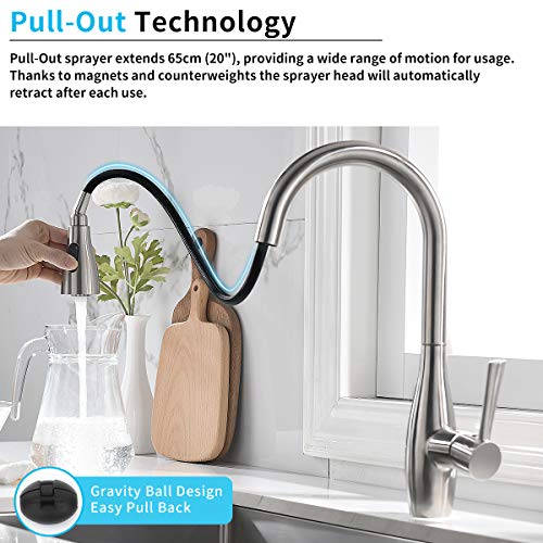 CREA-Grifo-Cocina-Extraible-Grifo-para-Fregadero-con-Ducha-2-Modos-de-Rociado-Grifo-de-Cocina-Giratorio-a-360-Grifo-Cocina-Fregadero-Extraible-Acero-Inoxidable CREA-Grifo-Cocina-Extraible-Grifo-para-Fregadero-con-Ducha-2-Modos-de-Rociado-Grifo-de-Cocina-Giratorio-a-360-Grifo-Cocina-Fregadero-Extraible-Acero-Inoxidable