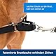 PetSafe Easy Walk-Geschirr, Anti-Zieh-Hundegeschirr, Verringert Würgen und Husten, Mit 1,8 M Leine, Größe L, Schwarz