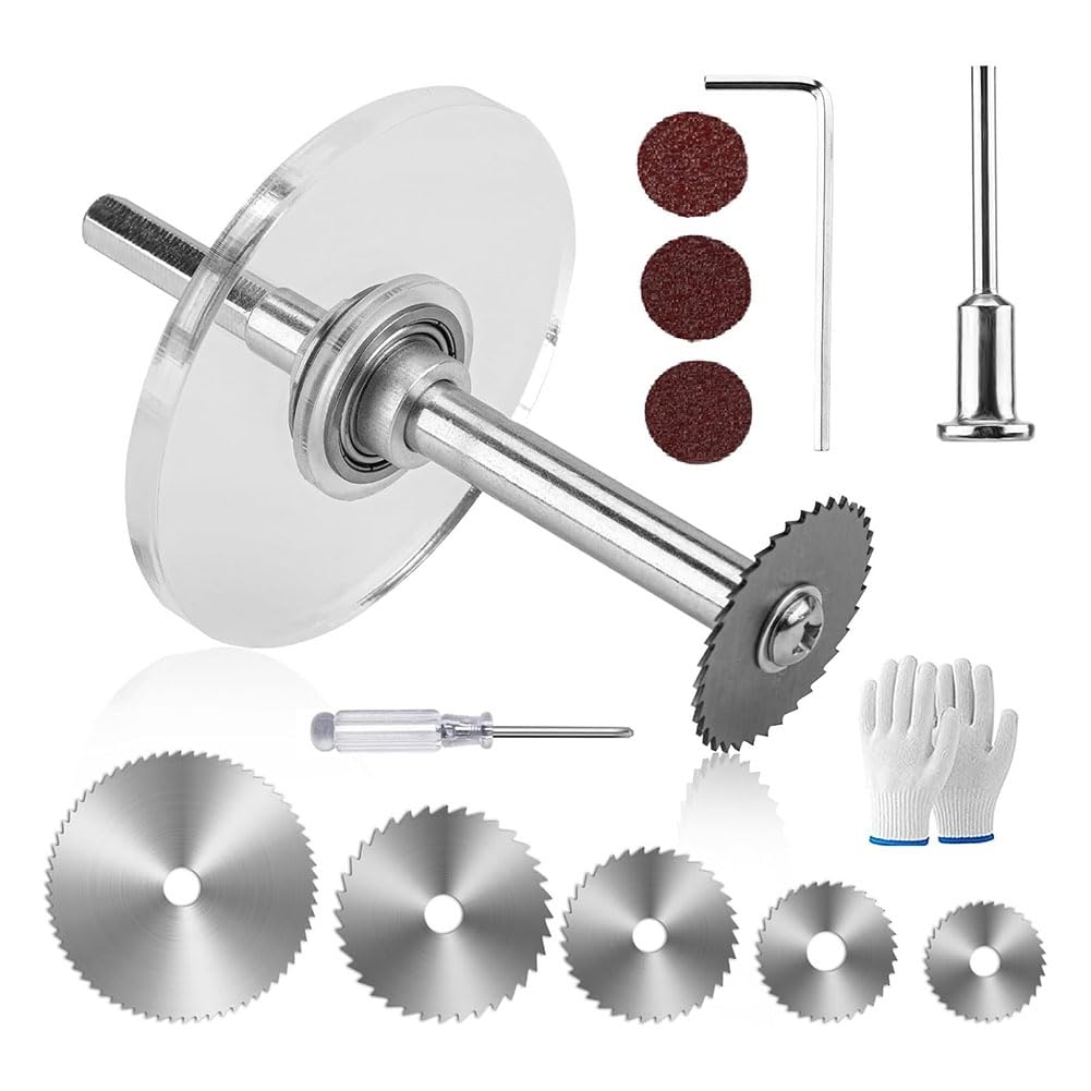 Littimoon PVC Pipe Cutter Tool Kit with Adjustable Depth Gauge Guide, Inside PVC Pipe Cutter Tool Kit Saw Tooth Blades
