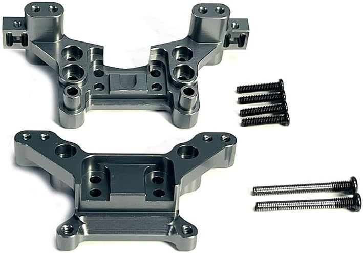 2 piezas de montaje de choque de metal delantero y trasero, piezas de actualización de automóvil a control remoto, 16170 16180, para Hyper Go H16BM