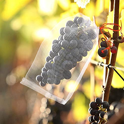 50 stuks fruitbeschermingszakken, beschermzakken, plantenvruchten, groenten en fruit, netzakken, tuin, nettas, insecten… - Image 6