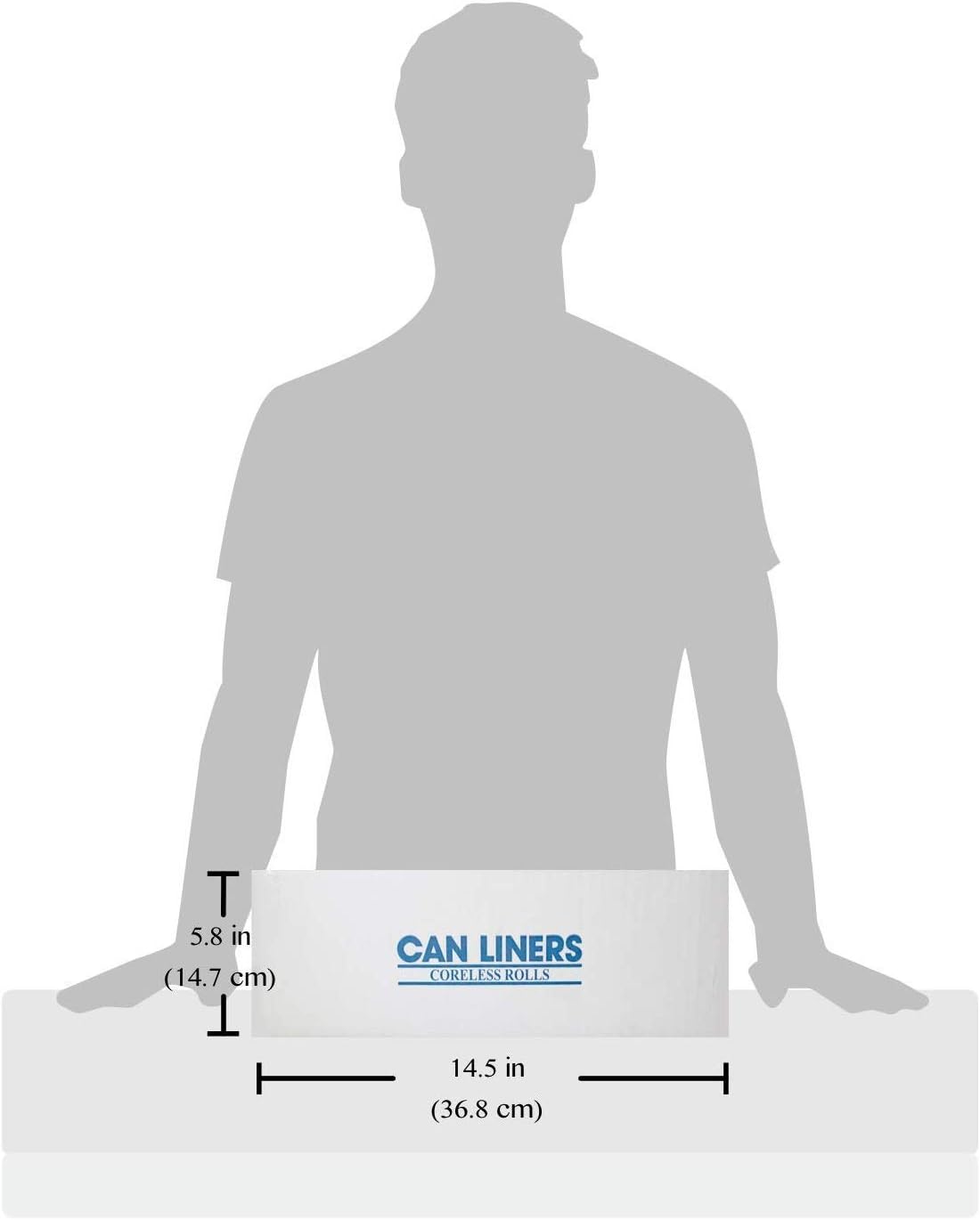 Reli. 33 Gallon Trash Bags (250 Bags) & 6-10 Gal Trash Bags (1000 Bags)