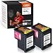 Produktbild LEMERO SUPERX Wiederaufbereitet Kompatibel für HP 62 XL 62XL Tintenpatronen für HP OfficeJet 200 250 5740 5742 5744 Envy 5540 5544 5545 5547 5548 5640 5642 5644 5646 7640 (2xSchwarz)