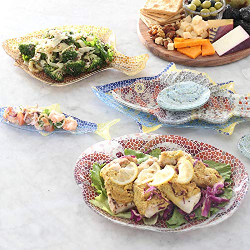 Amazon.co.jp: ダルトン(Dulton) GLASS FISHERY PLATE ガラス