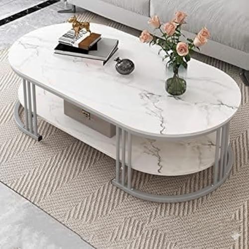 Image of Coffee Table Centre Table (Gry White)