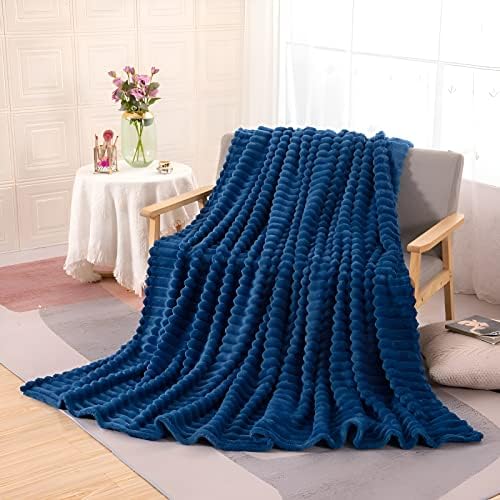 Tshuab Brushed Fleece Blanket, Perfect Sofa& Bed Throws, Super Soft& Cozy Handfeeling, Perfect to Warm Up for All Family Members--Color Brown (150CM X 200CM)