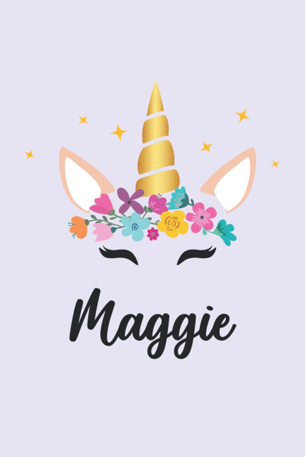 Maggie: Personalized Name Notebook | Wide Ruled Paper Notebook Journal | For Teens Kids Students Girls| For Home School College | 6x9 inch 120pages