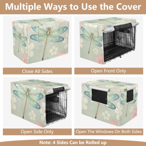 Housse de cage pour chien ventilée et stable anti-déplacement - 6