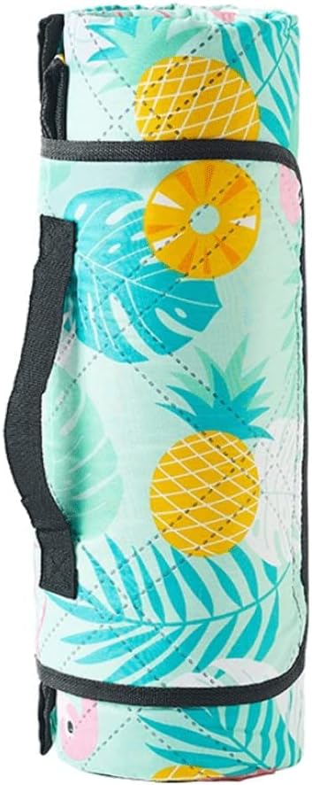 Waterproof Portable Picnic Blanket with Carry Strap Foldable Outdoor Beach Blanket for The Family Friends Picnic Mat