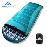 [page_title]-Forceatt Schlafsack Flanell,Allgemeine Temperatur ist -10 ℃ -15 ℃,3-4 Jahreszeiten,Schlafsäcken für Camping, Reisen und Outdoor-Aktivitäten,Wasserdicht und Reißfest,Produktgewicht beträgt 2,15 kg