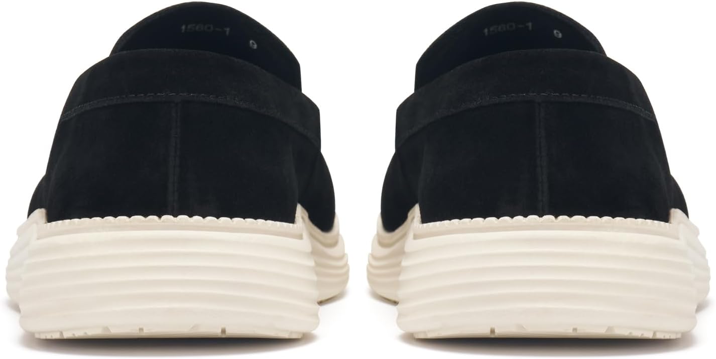 Journey West Men's Comfort Casual Slip-on Suede Leather Loafers Shoes for Men - Image 3