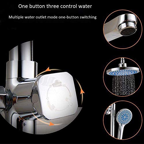 Ensemble de douche multifonctions jet surpression pour optimiser le débit d'eau - 3