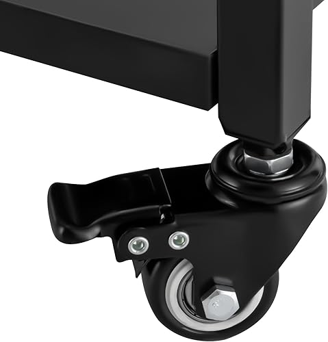 Miniatura 6 de Blueprint - Soporte para archivos en rollo  20 ranuras, carrito de almacenamiento de planos de metal con ruedas, soporte para archivos de rollo para