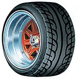  Aoshima 14 Zoll Mark MK-III Short Rim Felgen & Reifen Set 1:24 Model Kit Bausatz 055458