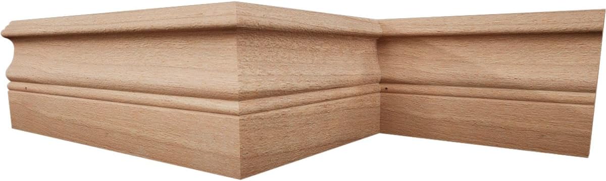 Americraft Cape Cod Base Moulding, Solid Hardwood, 9/16"D x 4"W x 96"L, Stain Grade Cherry