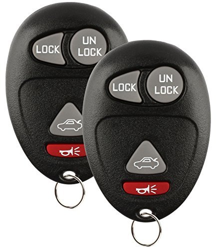 Discount Keyless Replacement Key Fob Car Entry Remote For Century Regal Rendezvous Aztek Intrigue Grand Prix L2C0007T (2 Pack)