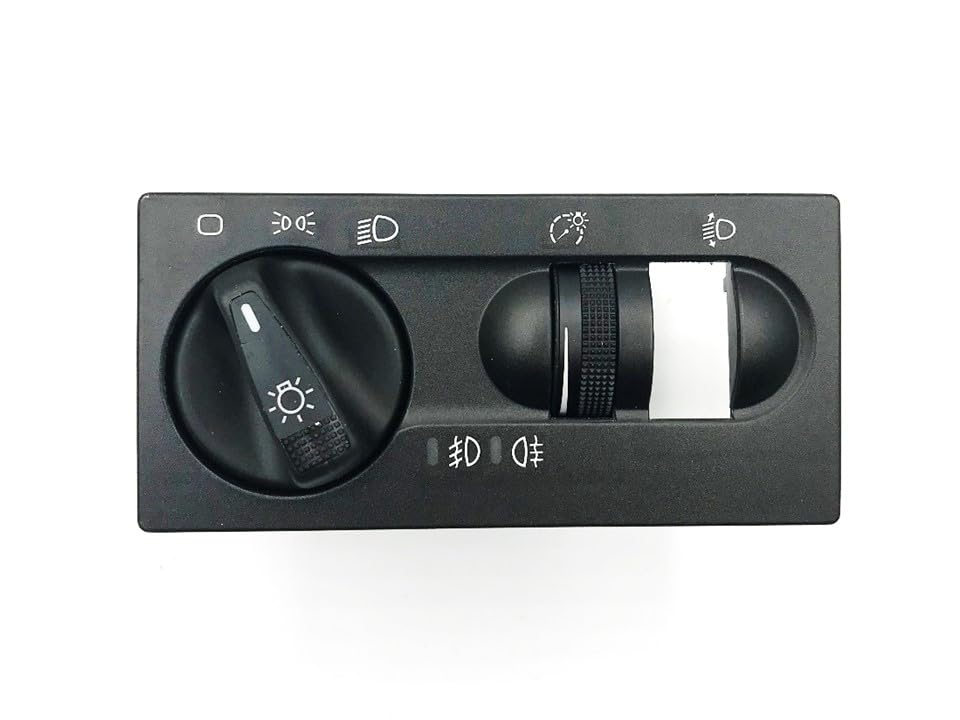 HZ-DESIGN Interruttore della luce principale con fendinebbia NSW compatibile con illuminazione T4 in verde