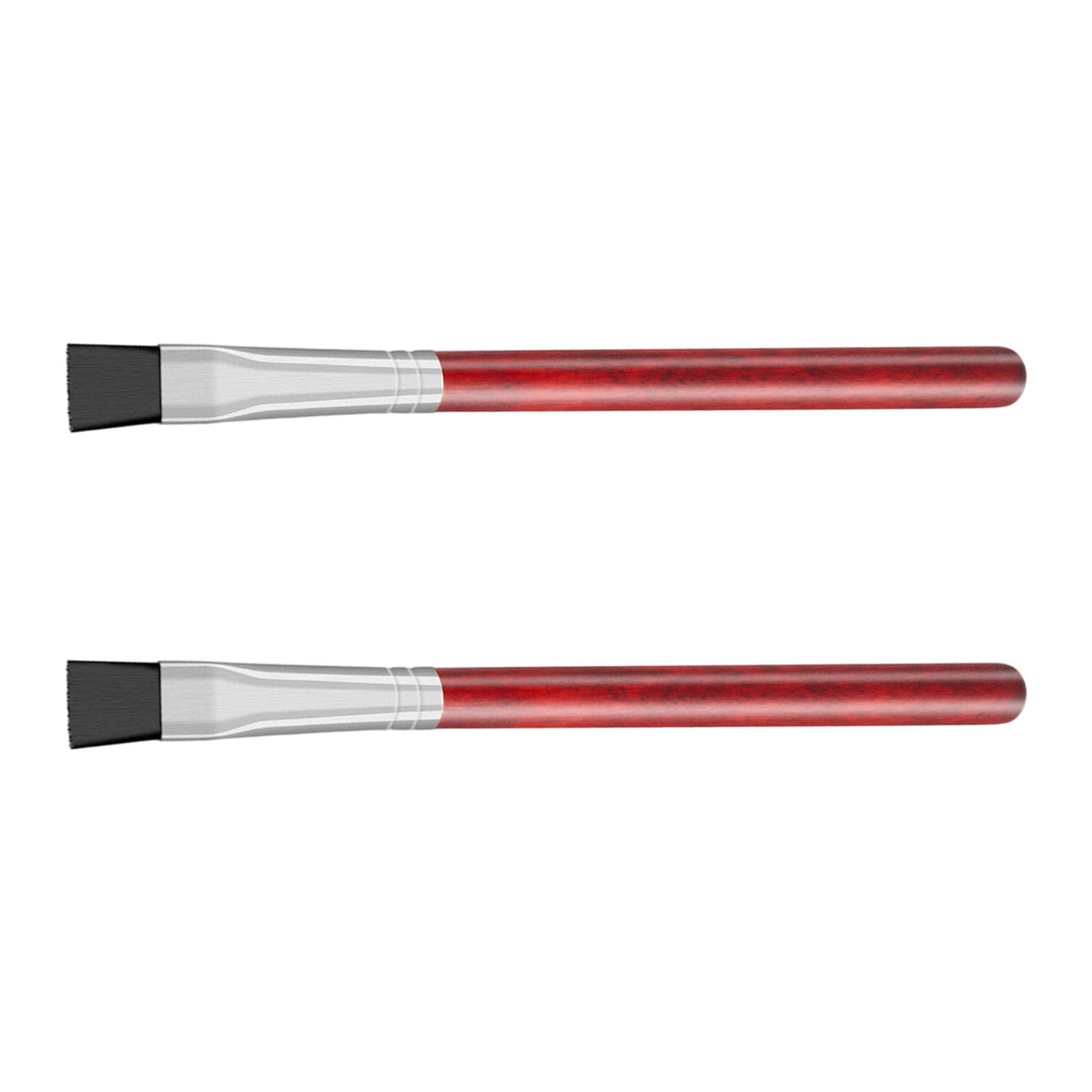 Buxuaaaa Nylon Brush 2Pcs Clock Movement Cleaning Brushes Premium Wood Handle Multiple Bristle Option For Watch Maintenance Watch Cleaning Brush
