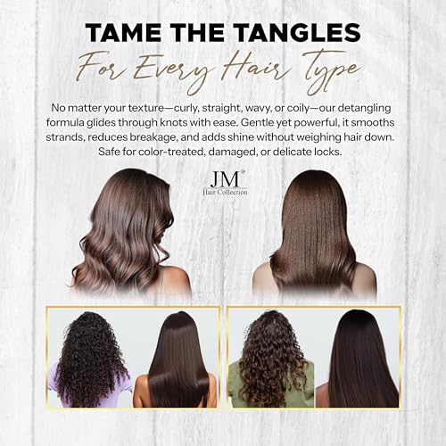 Peine de Dientes Anchos para Cabello Rizado Negro miniatura 5